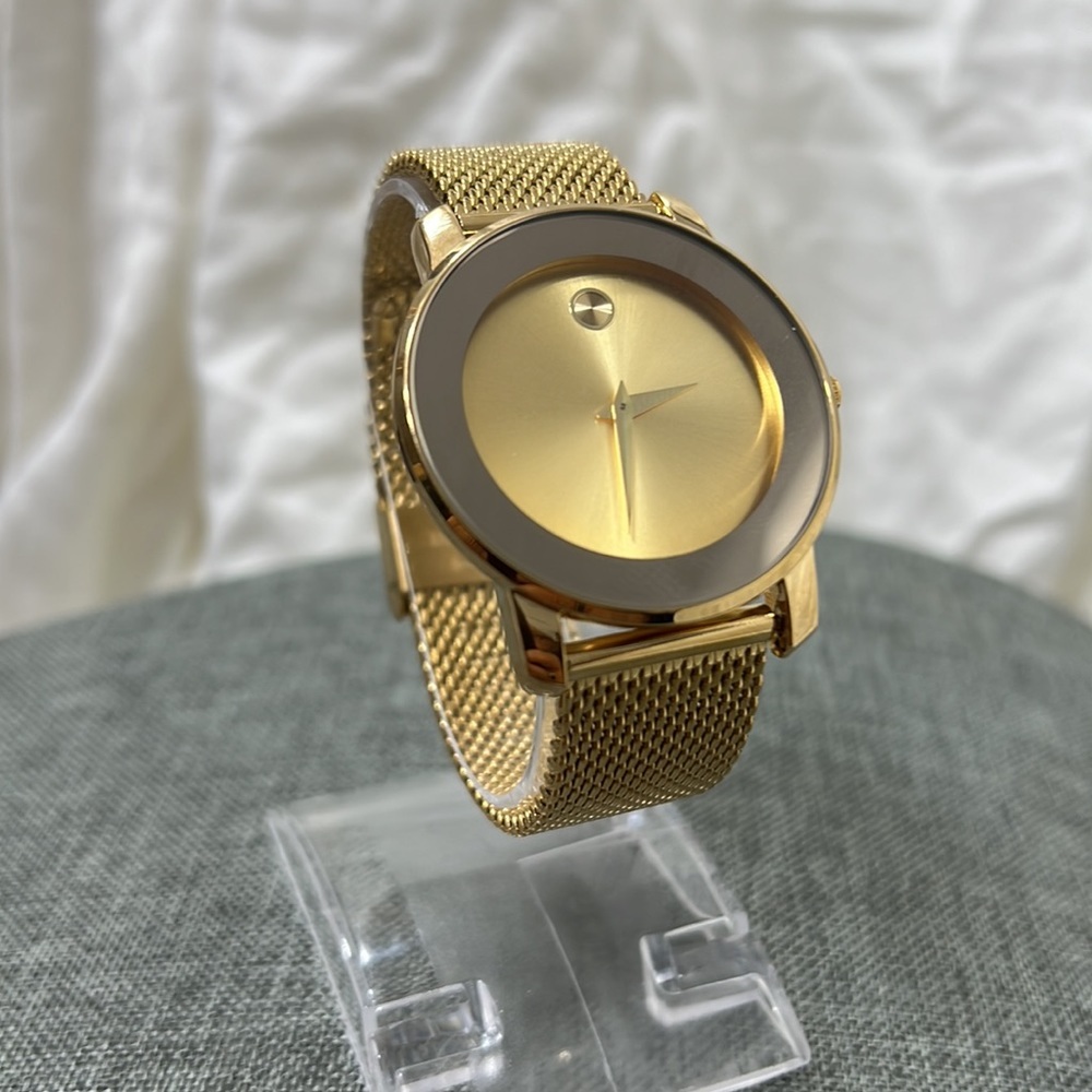 Stainless Steel Fashionable Simple Watch With Mesh Strap, Classic Waterproof. - Picture 10 of 10